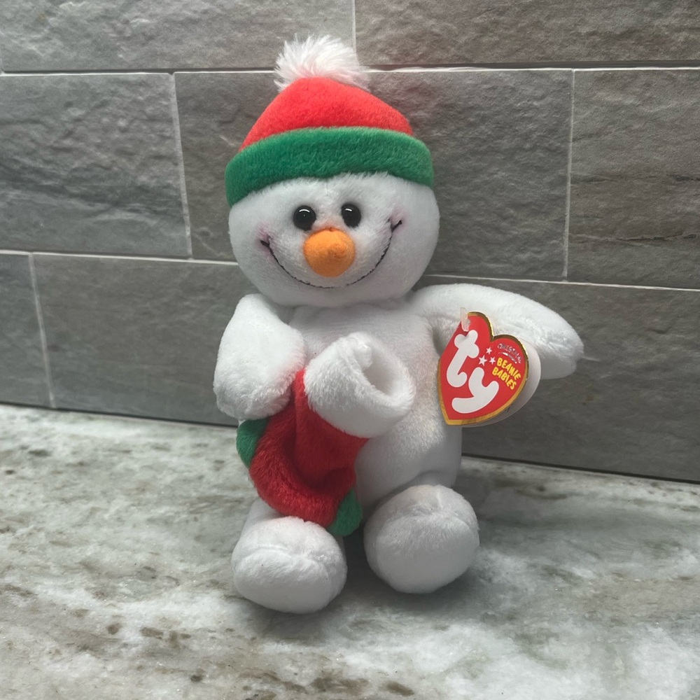 Snowman Beanie Baby
